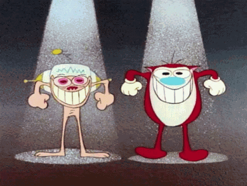 90s Nicktoons Ren And Stimpy GIF