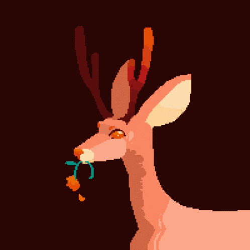 A Deer Eating GIF