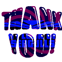 A Flock Of Seagulls Thank You Sticker