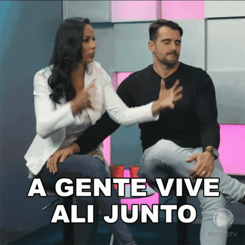 A Gente Vive Ali Junto Power Couple Brasil GIF