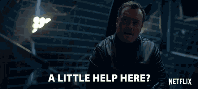 A Little Help Here Toby Stephens GIF