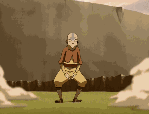 Aang Earthbending GIF