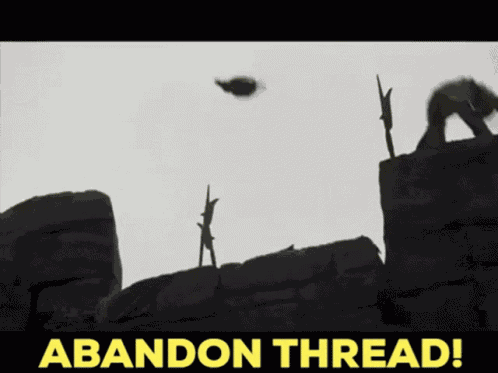 Abandon Thread Run Away GIF