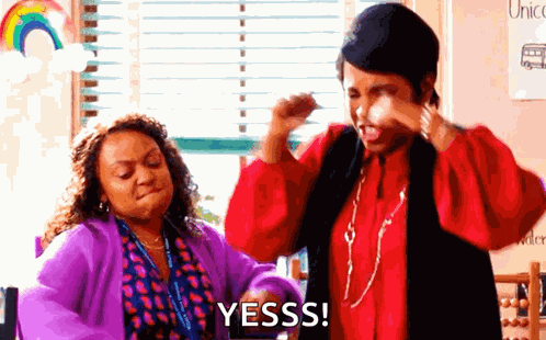 Abbott Elementary Hyped GIF
