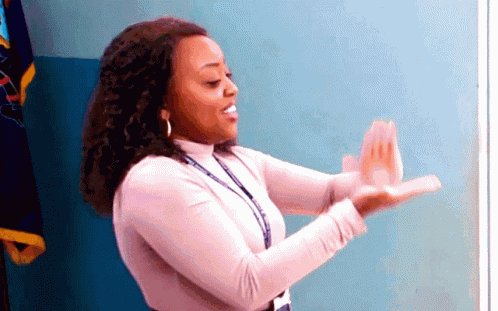 Abbott Elementary Making It Rain GIF