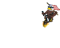 Abe Bald Eagle Sticker