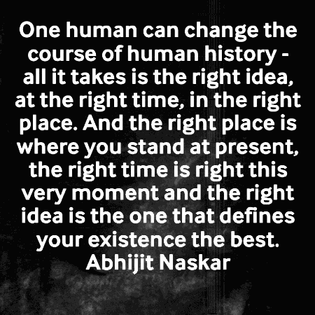 Abhijit Naskar Change The World GIF