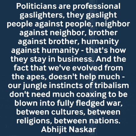 Abhijit Naskar World Peace GIF