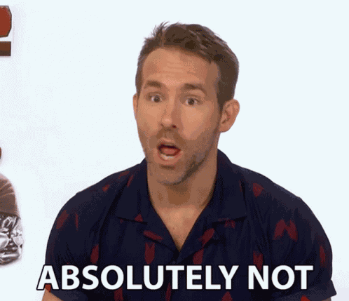 Absolutely Not Nope GIF