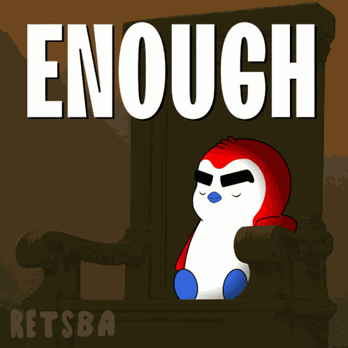 Abstract Pudgy Penguins GIF