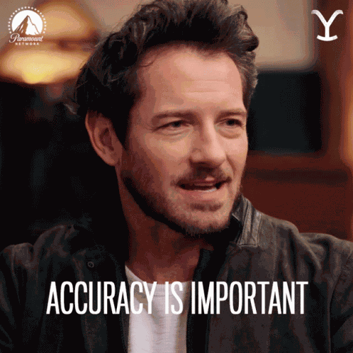 Accuracy Is Important Ian Bohen GIF