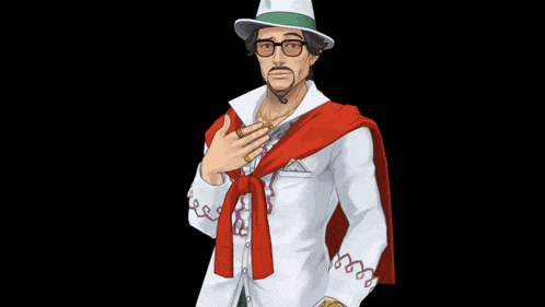 Ace Attorney Roger Retinz GIF
