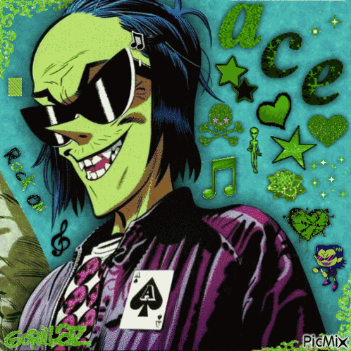 Ace Copular Ace Gorillaz GIF