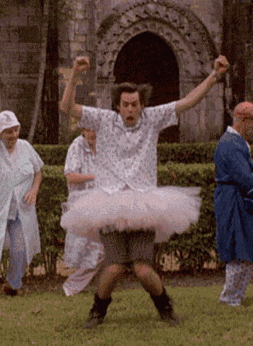 Ace Ventura Football Dance GIF