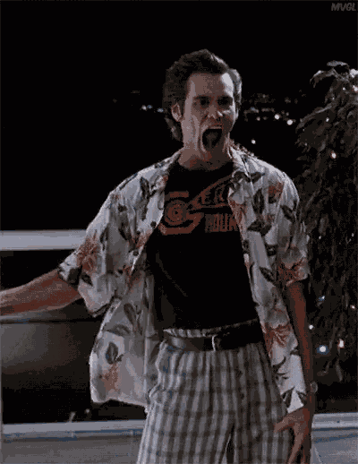 Ace Ventura Yelling GIF