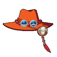 Acehat One Piece Ace Hat Sticker