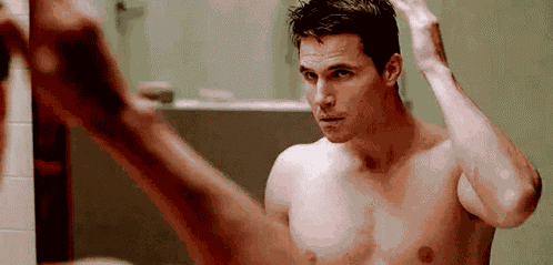 Actor-robbie-amell Fixing-hairstyle GIF