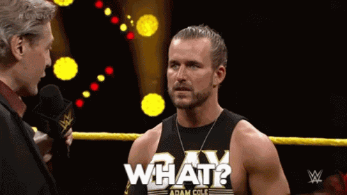 Adam Cole What GIF