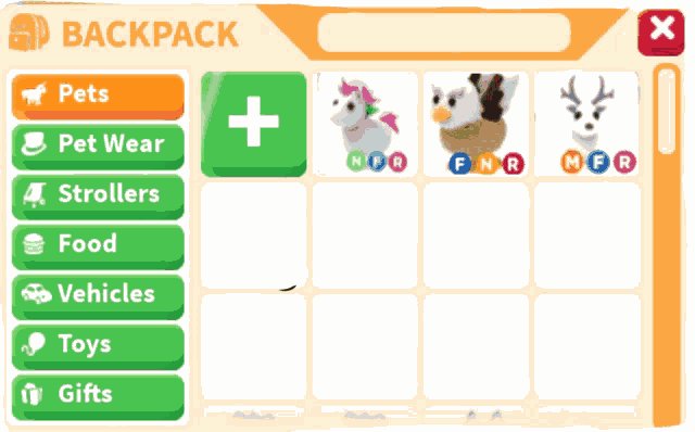 Adopt Me Dream Inventory GIF