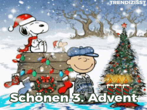 Advent Snoopy GIF