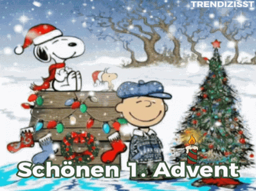 Advent Snoopy GIF