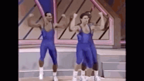 Aerobics Leotard GIF