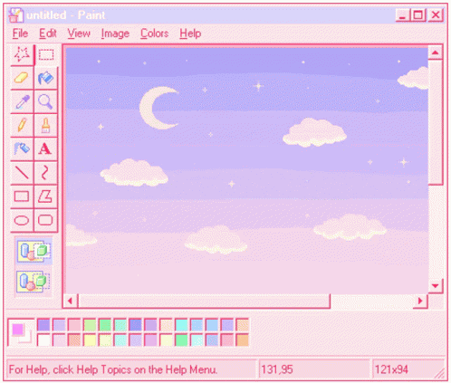 Aeshetic Clouds GIF