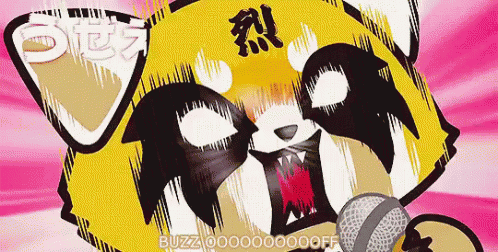Aggretsuko Buzz Off GIF