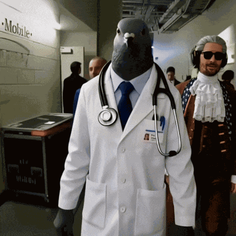 Ai Pigeon Benjammins GIF