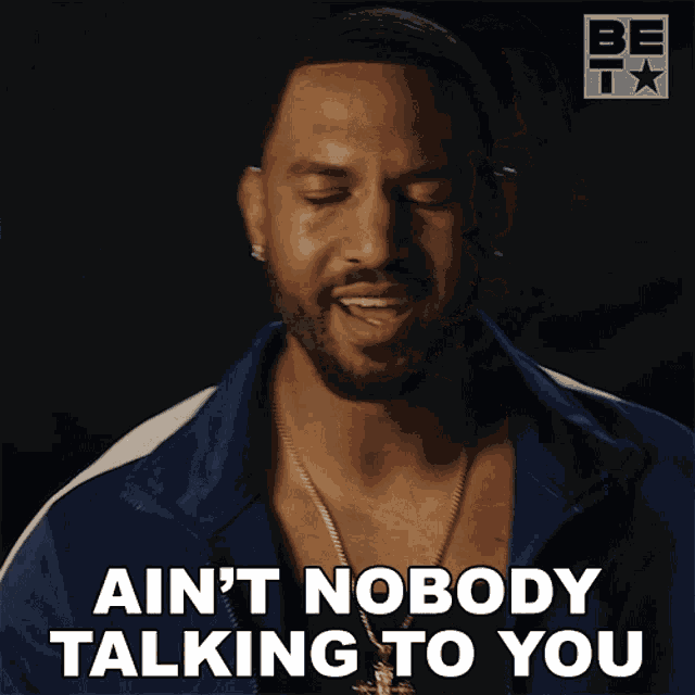 Aint Nobody Talking To You Randy GIF