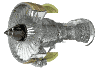 Aircraft Engine Sticker