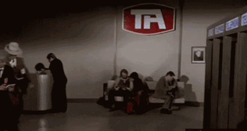 Airplane Phone Booths GIF