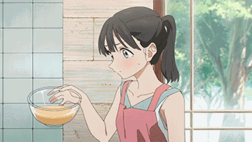 Akebi Chan Cooking GIF