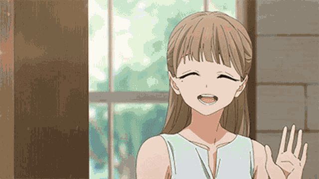 Akebi Chan Wave Bye GIF