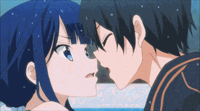 Aki Kiss GIF