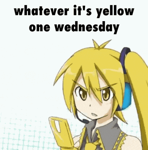 Akita Neru Yellow One Wednesday GIF