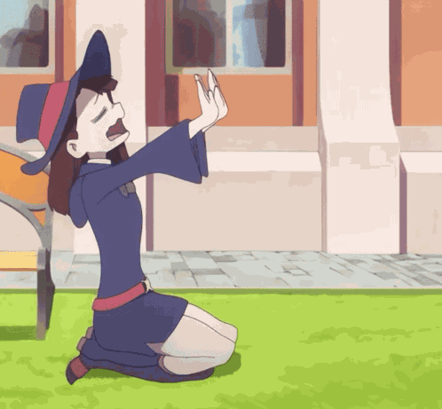 Akko Lwa Little Witch Academia GIF