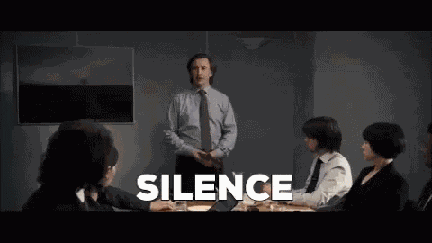 Alan Partridge Silence GIF