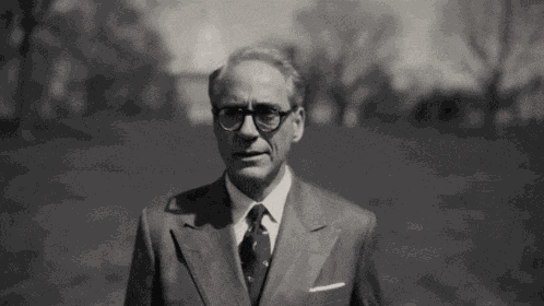 Albert Einstein Lewis Strauss GIF