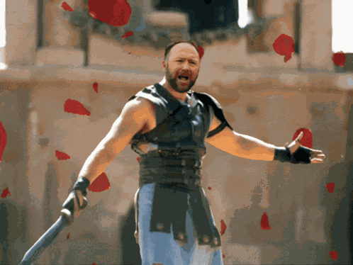 Alex Jones Gladiator GIF