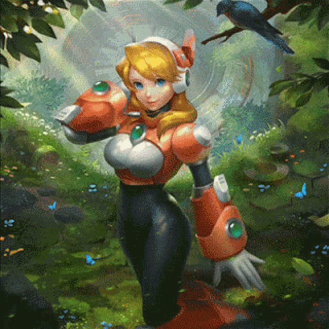Alia Megaman GIF