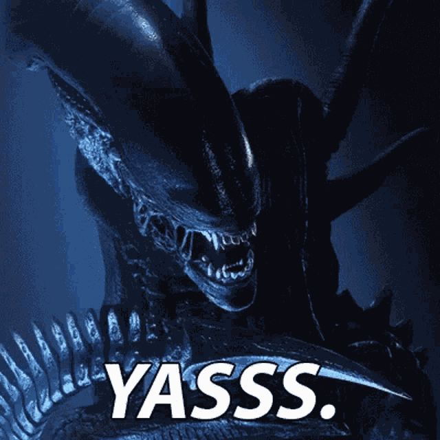 Alien Creepy GIF