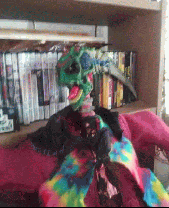 Alien Scarecrow GIF