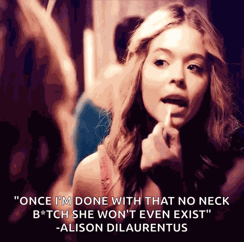 Alison Dilaurentis Sasha Pieterse GIF
