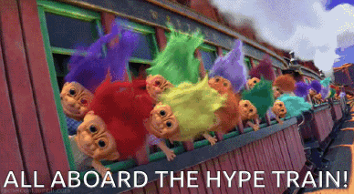 All Aboard The Hype Train Funny GIF