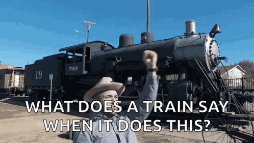 All Aboard Train GIF