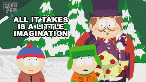 All It Takes Is A Little Imagination Mayor Of Imaginationland GIF