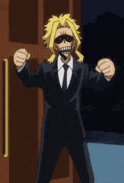 All Might All Might Stimming GIF