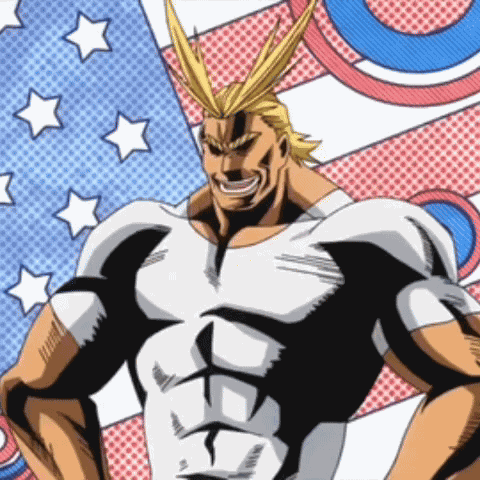 All Might I Am Here All Might GIF
