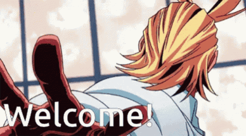 All Might Welcome GIF